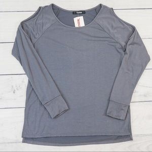 Toska Long Sleeve Cold-Shoulder Tunic